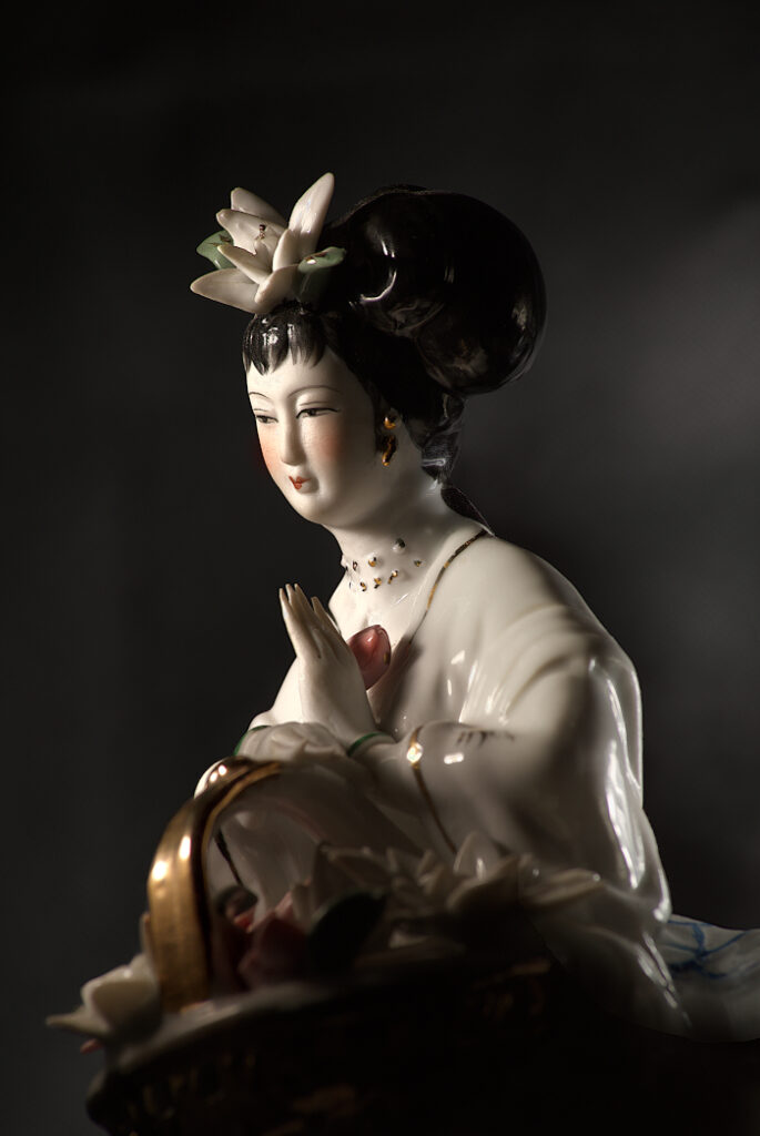 Statuette, la geisha