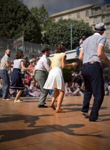 Couple de danseurs boogie-woogie Chatel-Guyon