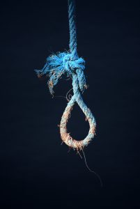 Noeud de cordage de marine