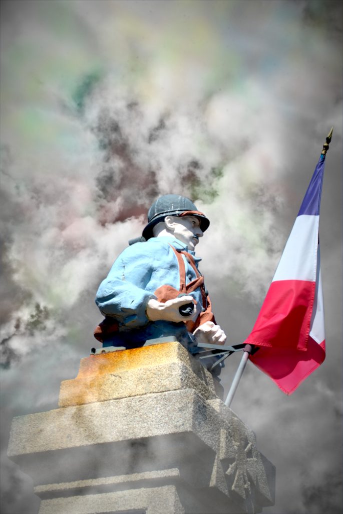 Stèle en hommage aux soldats morts pendant la première guerre