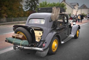 une traction pleine de bagages et tout le materiel de peche