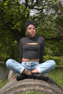 Portrait de femme guadeloupéenne