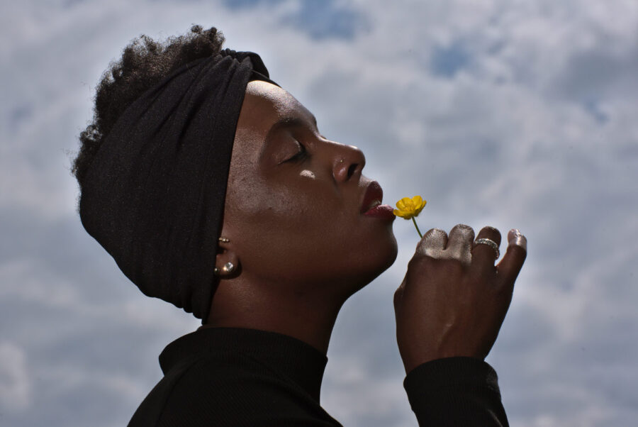 Portrait de femme guadeloupéenne