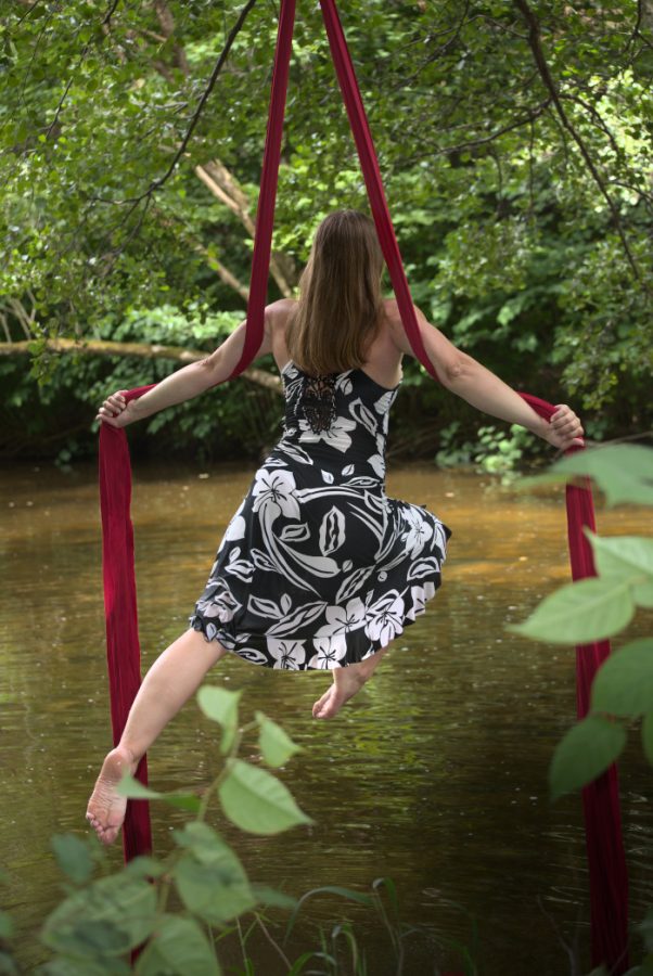 Saut de l'ange Pole dance