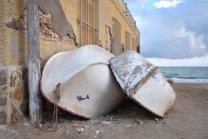 Bateaux sur la plage