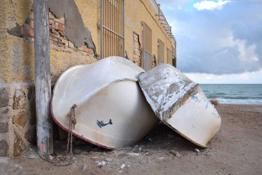 Bateaux sur la plage